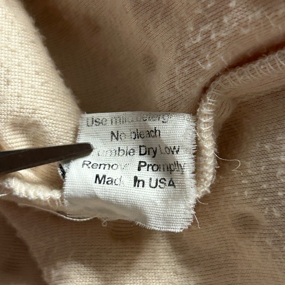 Vintage Karen Luu Home Couture Robe Women’s L Ivory Velour - Picture 9 of 9